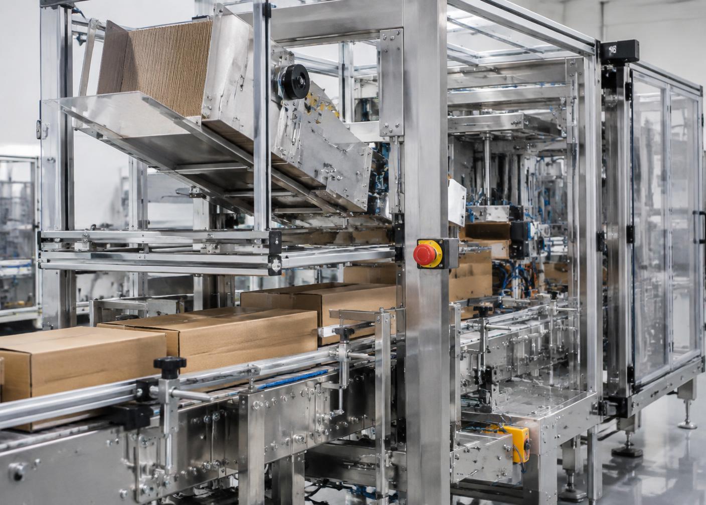 Automatic case packing machinery